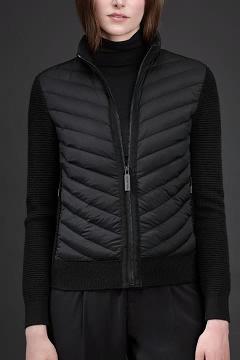 Chamarras Canada Goose Mujer Outlet - HyBridge Chaqueta De Plumas Black Label Negros DZ9426805